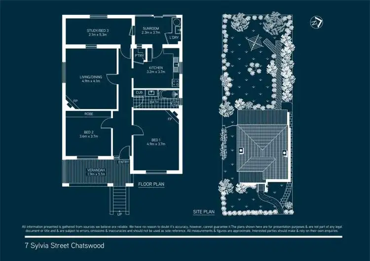 Floorplan of Homely house listing, 7 Sylvia Street, Chatswood NSW 2067