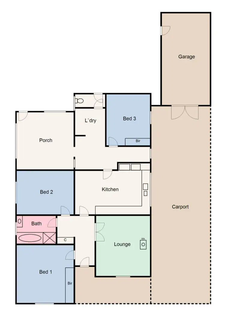 Floorplan of Homely house listing, 10 Heriot Street, Lismore VIC 3324