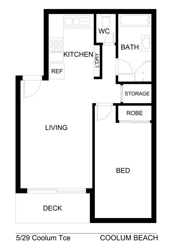 Floorplan of Homely unit listing, 5/29 Coolum Terrace, Coolum Beach QLD 4573