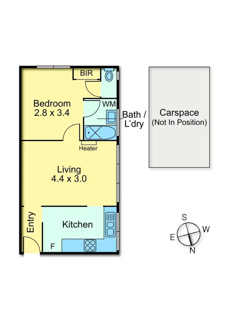 Floorplan of Homely apartment listing, 8/32 Gooch Street, Thornbury VIC 3071