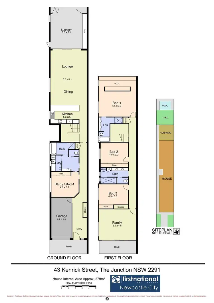 Floorplan of Homely townhouse listing, 43 Kenrick Street, The Junction NSW 2291