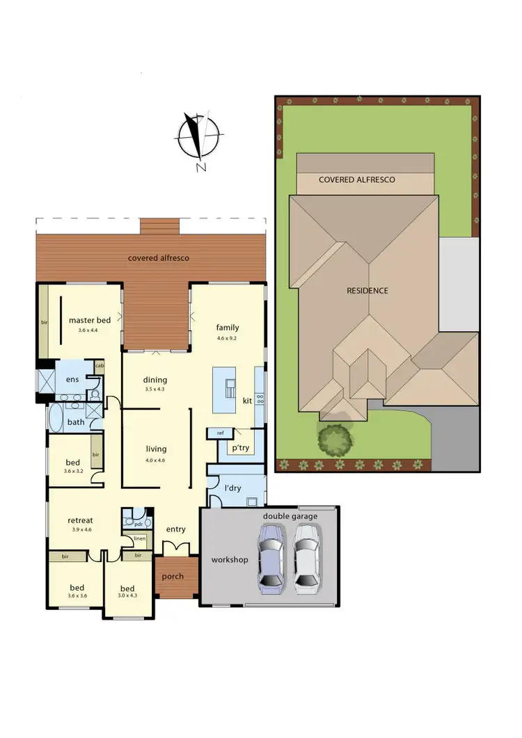 Floorplan of Homely house listing, 63 Station Creek Way, Botanic Ridge VIC 3977