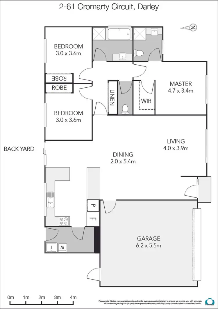 Floorplan of Homely house listing, 2/61 Cromarty Circuit, Bacchus Marsh VIC 3340