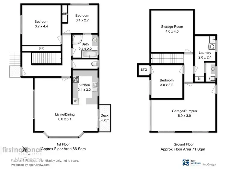 Floorplan of Homely unit listing, 2/24 Purdie Street, West Moonah TAS 7009