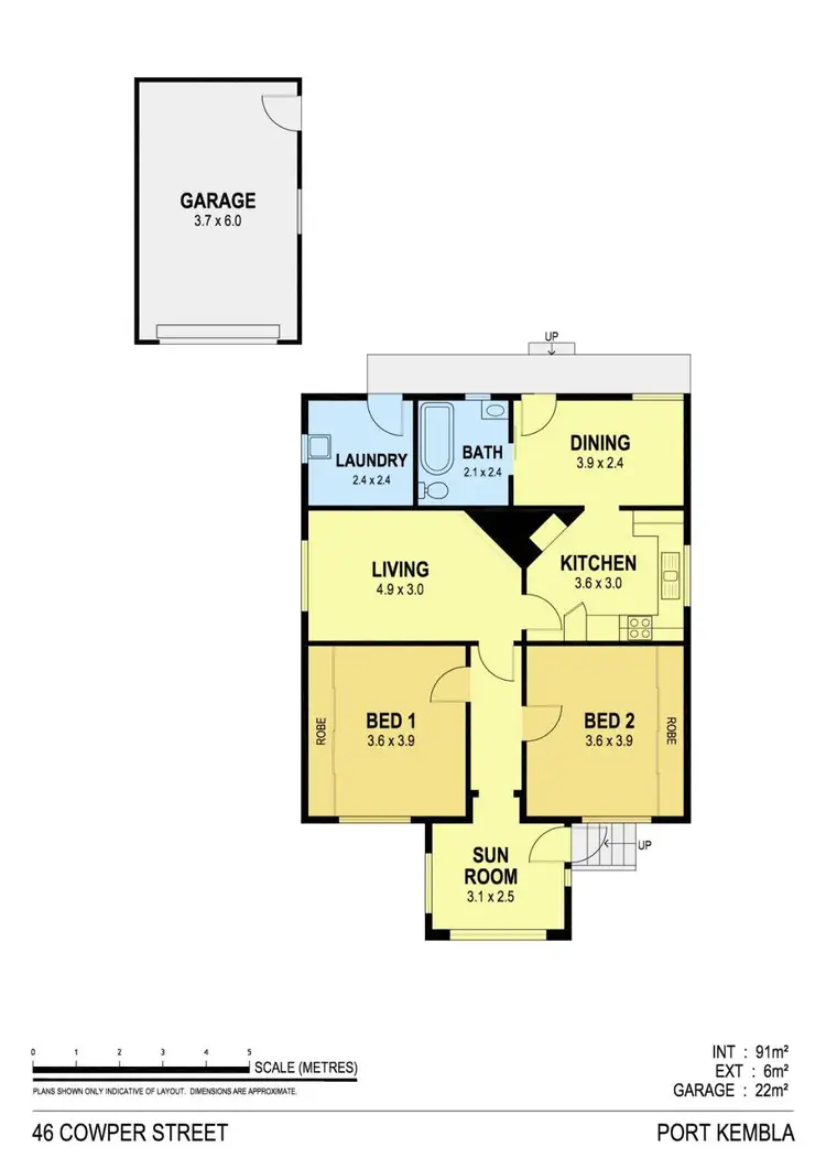 Floorplan of Homely house listing, 46 Cowper Street, Port Kembla NSW 2505