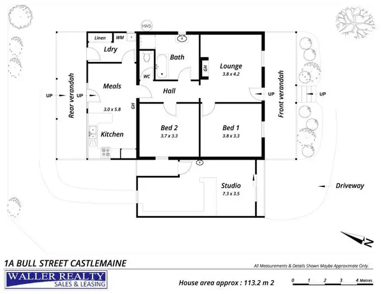 Floorplan of Homely house listing, 1A Bull Street, Castlemaine VIC 3450