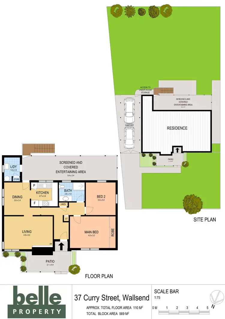 Floorplan of Homely house listing, 37 Curry Street, Wallsend NSW 2287
