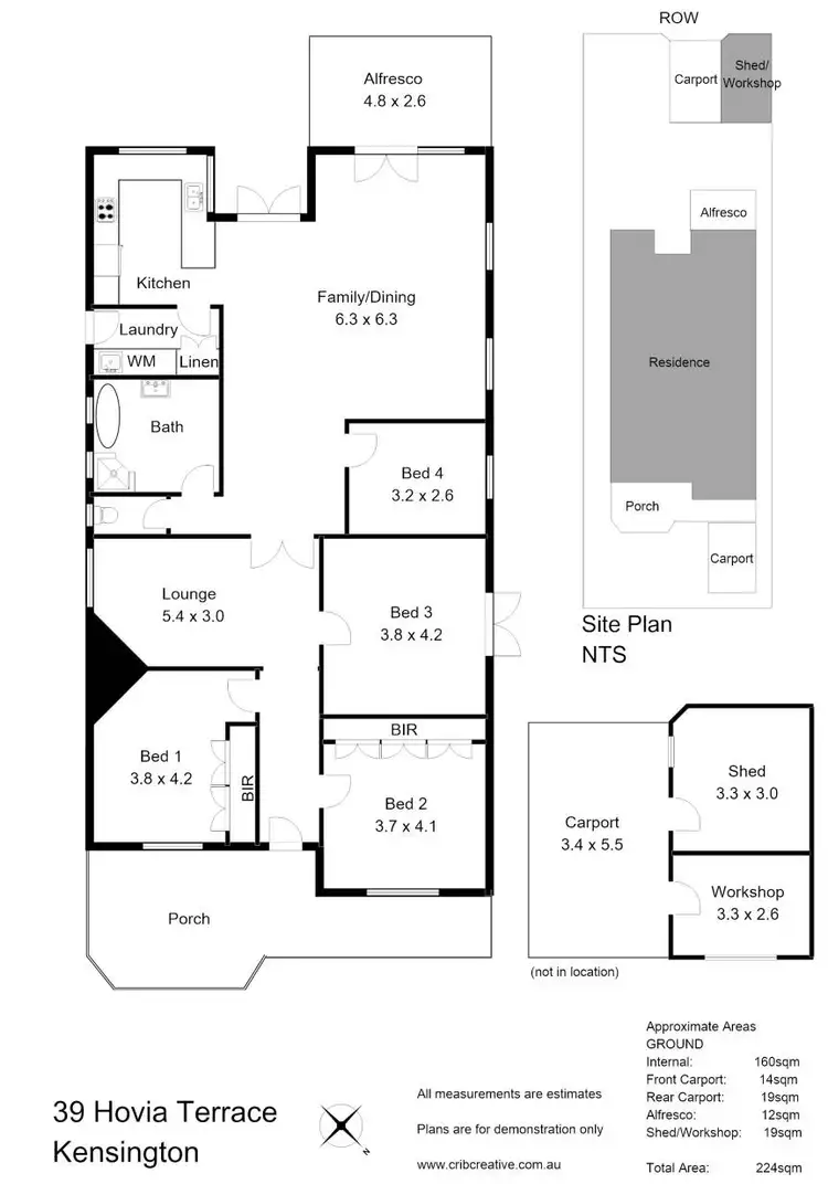 Floorplan of Homely house listing, 39 Hovia Terrace, Kensington WA 6151