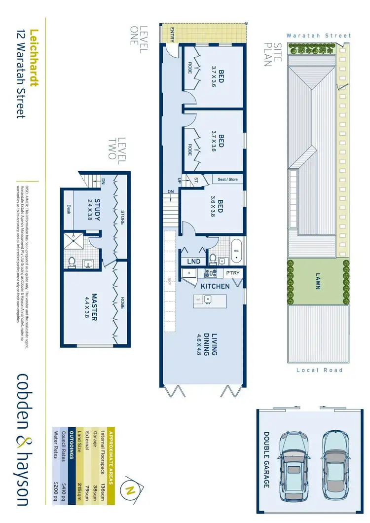 Floorplan of Homely house listing, 12 Waratah Street, Leichhardt NSW 2040