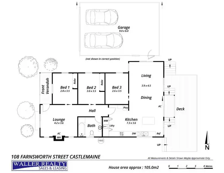 Floorplan of Homely house listing, 108 Farnsworth Street, Castlemaine VIC 3450