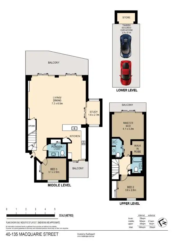Floorplan of Homely apartment listing, 40/135 Macquarie Street, Teneriffe QLD 4005