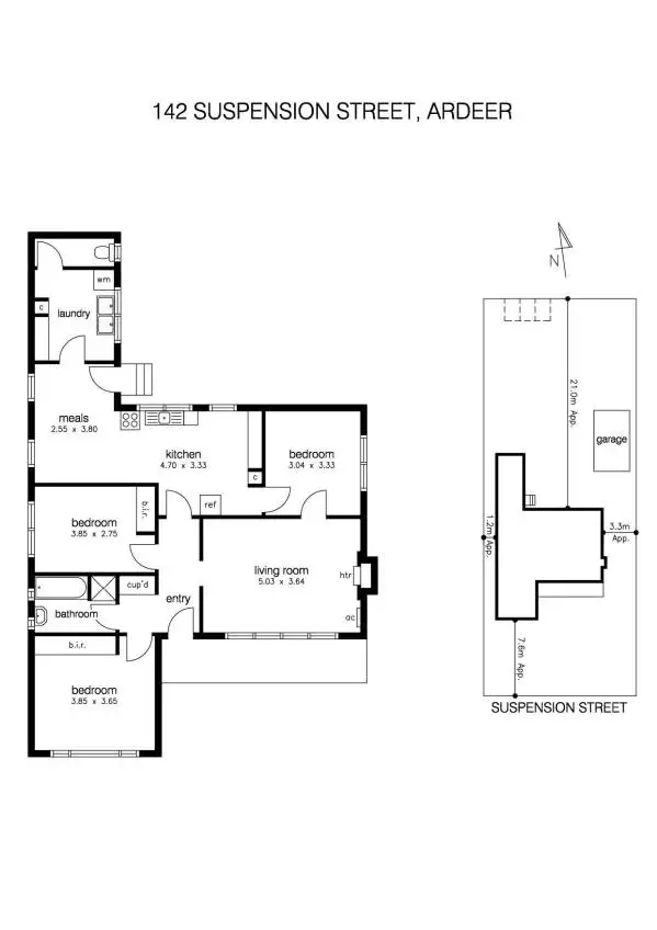 Floorplan of Homely house listing, 142 Suspension Street, Ardeer VIC 3022
