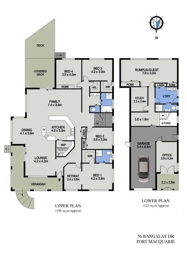 Floorplan of Homely house listing, 56 Bangalay Drive, Port Macquarie NSW 2444
