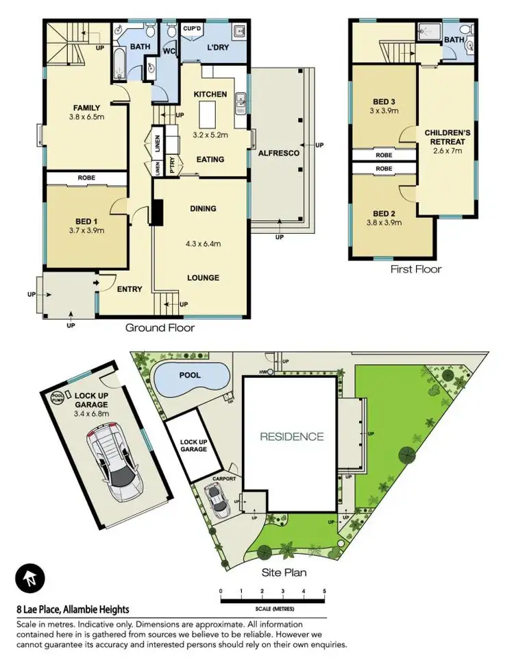 Floorplan of Homely house listing, 8 Lae Place, Allambie Heights NSW 2100