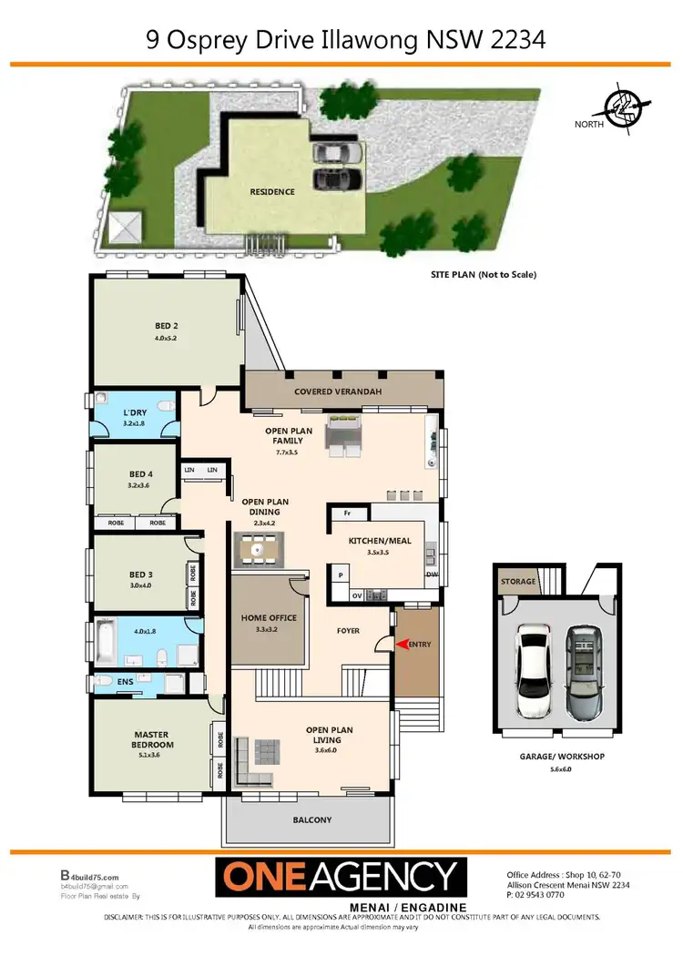 Floorplan of Homely house listing, 9 Osprey Drive, Illawong NSW 2234