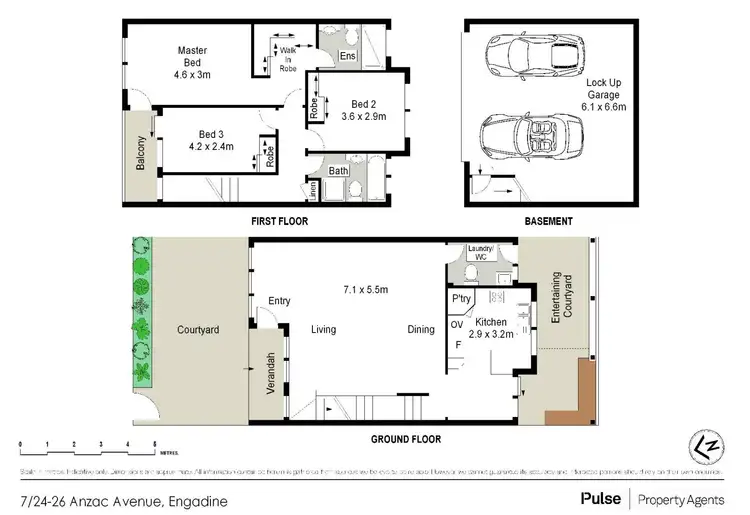 Floorplan of Homely townhouse listing, 7/24-26 Anzac Avenue, Engadine NSW 2233