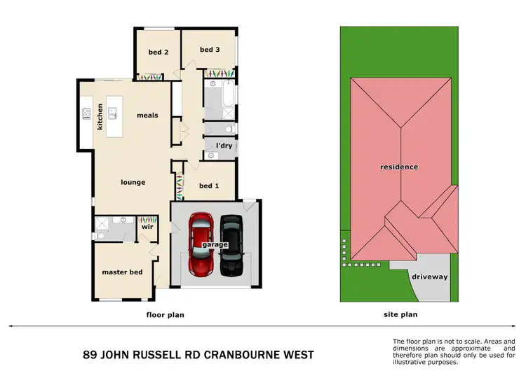 Floorplan of Homely house listing, 89 John Russell Road, Cranbourne West VIC 3977