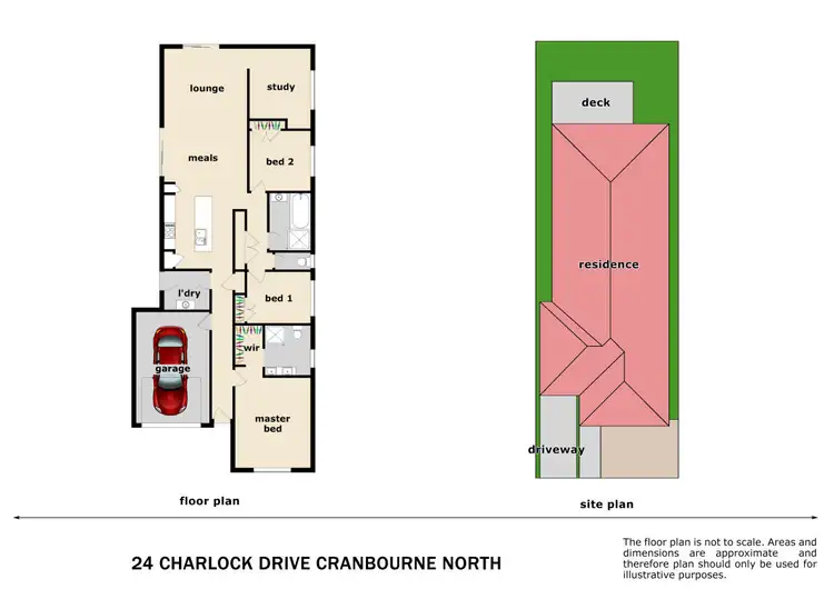 Floorplan of Homely house listing, 24 Charlock Drive, Cranbourne North VIC 3977