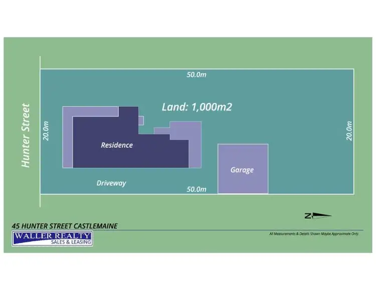 Floorplan of Homely house listing, 45 Hunter Street, Castlemaine VIC 3450