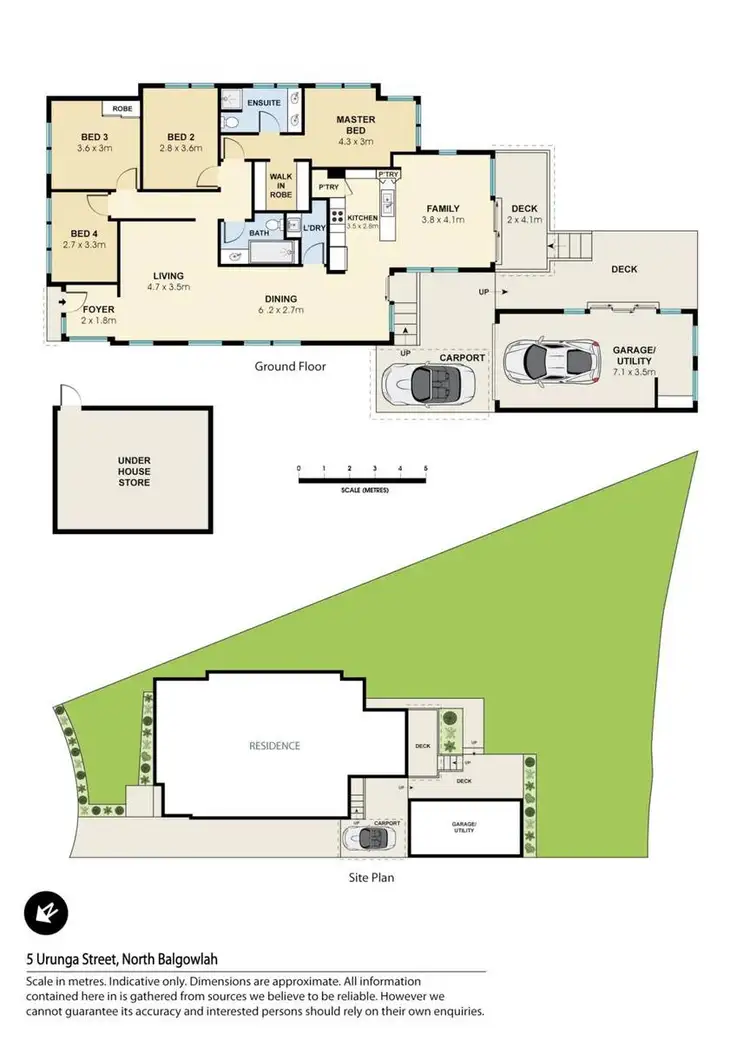 Floorplan of Homely house listing, 5 Urunga Street, North Balgowlah NSW 2093