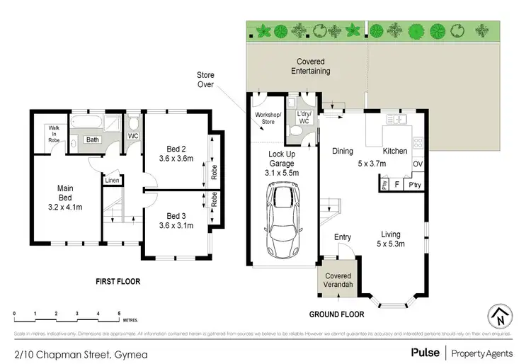 Floorplan of Homely townhouse listing, 2/10 Chapman Street, Gymea NSW 2227