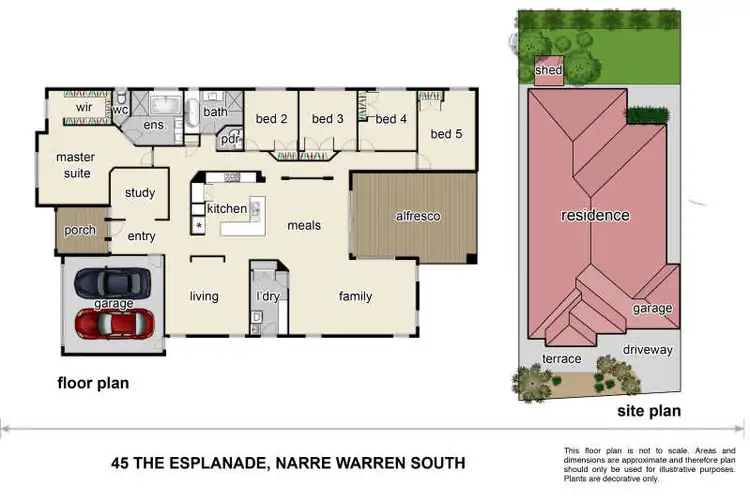 Floorplan of Homely house listing, 45 The Esplanade, Narre Warren South VIC 3805
