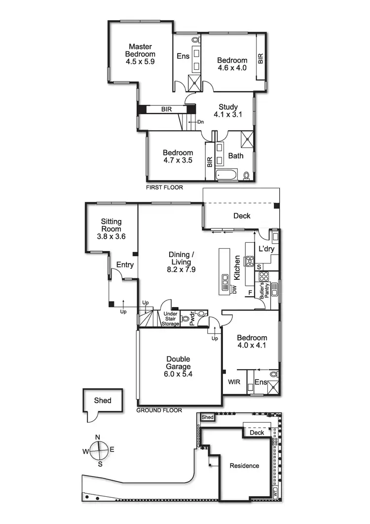 Floorplan of Homely townhouse listing, 24a Ronald Avenue, Bulleen VIC 3105