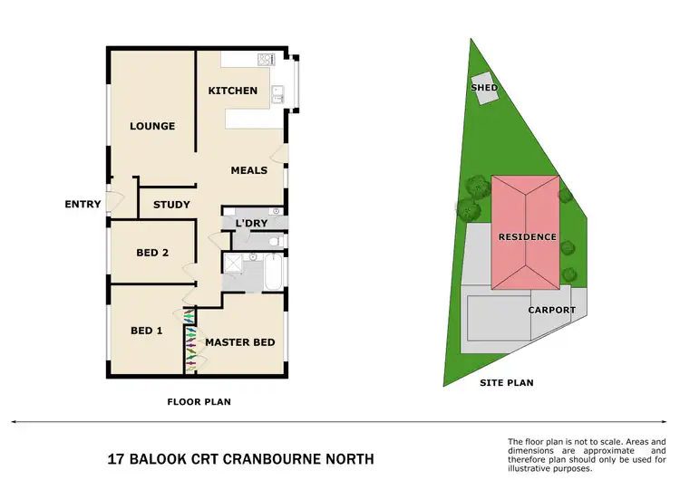 Floorplan of Homely house listing, 17 Balook Court, Cranbourne North VIC 3977
