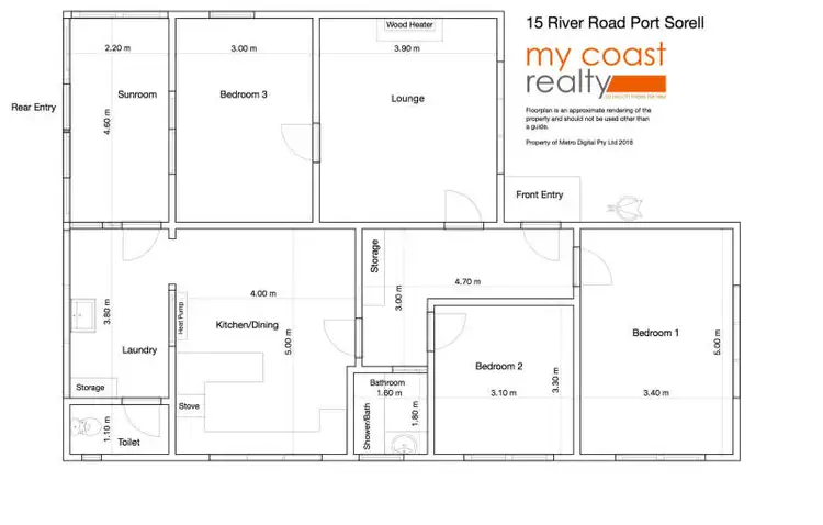 Floorplan of Homely house listing, 15 River Road, Port Sorell TAS 7307