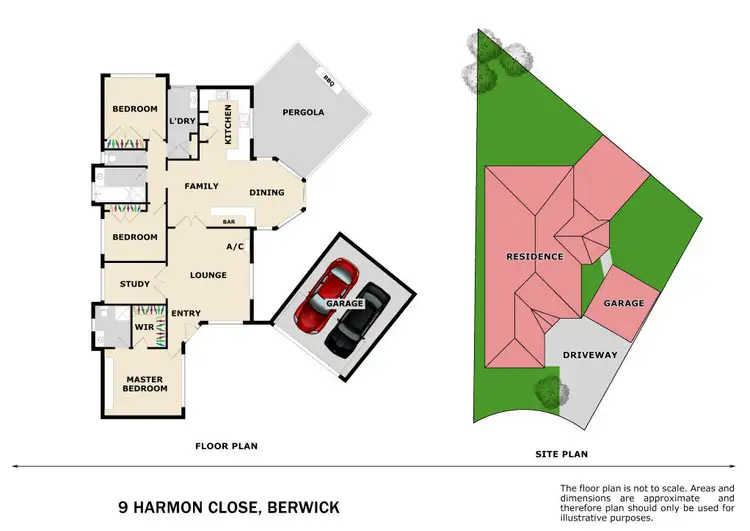 Floorplan of Homely house listing, 9 Harmon Close, Berwick VIC 3806