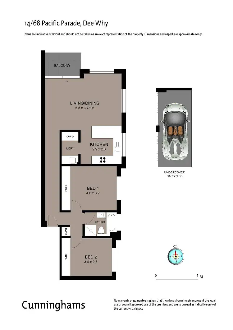 Floorplan of Homely apartment listing, 14/68 Pacific Parade, Dee Why NSW 2099