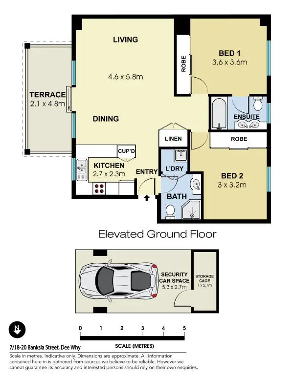 Floorplan of Homely apartment listing, 7/18-20 Banksia Street, Dee Why NSW 2099