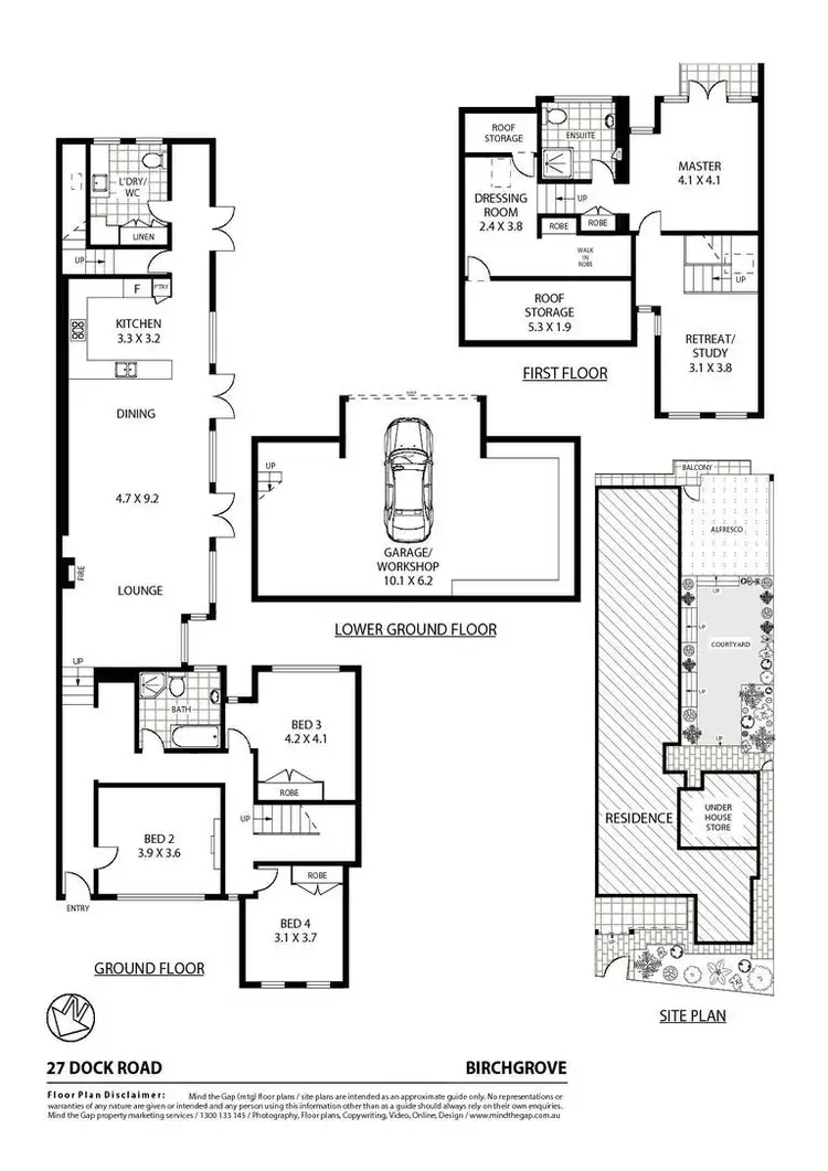 Floorplan of Homely house listing, 27 Dock Road, Birchgrove NSW 2041
