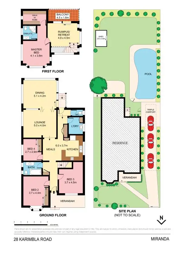 Floorplan of Homely house listing, 28 Karimbla Road, Miranda NSW 2228
