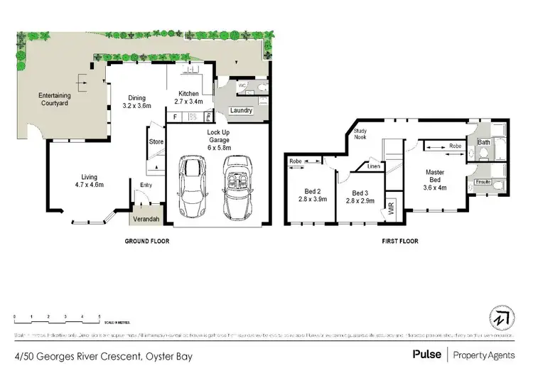 Floorplan of Homely townhouse listing, 4/50-52 Georges River Crescent, Oyster Bay NSW 2225