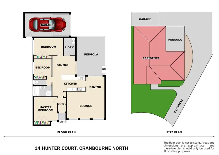 Floorplan of Homely house listing, 14 Hunter Court, Cranbourne North VIC 3977