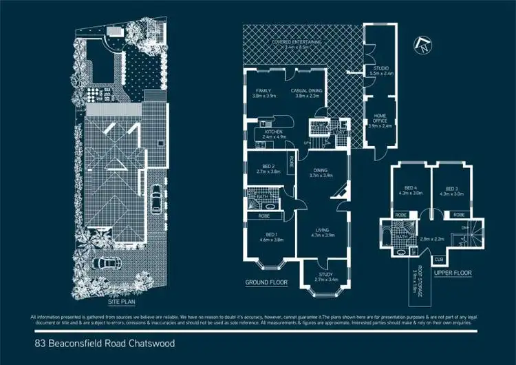 Floorplan of Homely house listing, 83 Beaconsfield Road, Chatswood NSW 2067