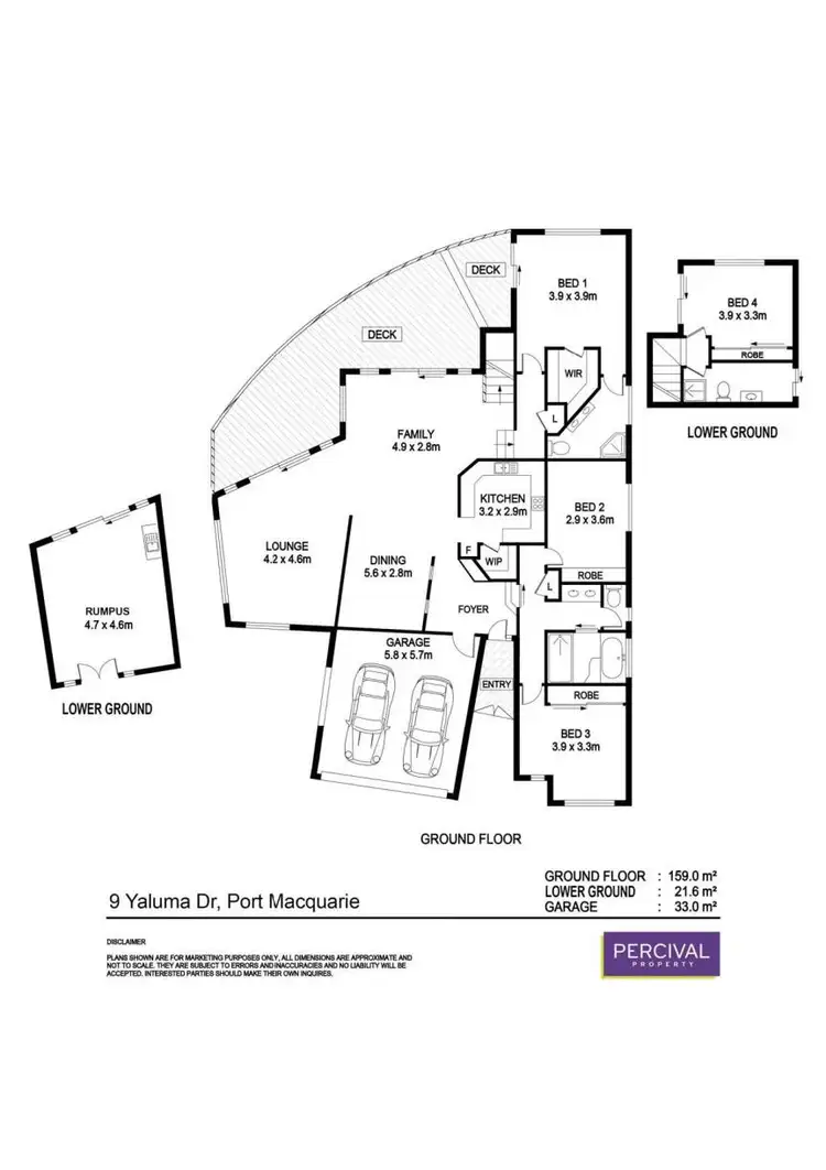 Floorplan of Homely house listing, 9 Yaluma Drive, Port Macquarie NSW 2444