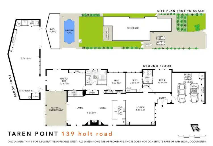 Floorplan of Homely house listing, 139 Holt Road, Taren Point NSW 2229