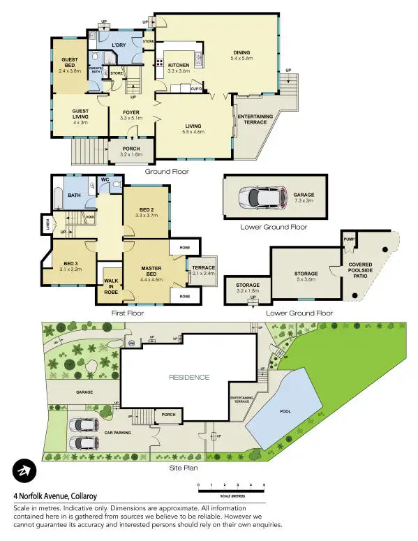 Floorplan of Homely house listing, 4 Norfolk Avenue, Collaroy NSW 2097