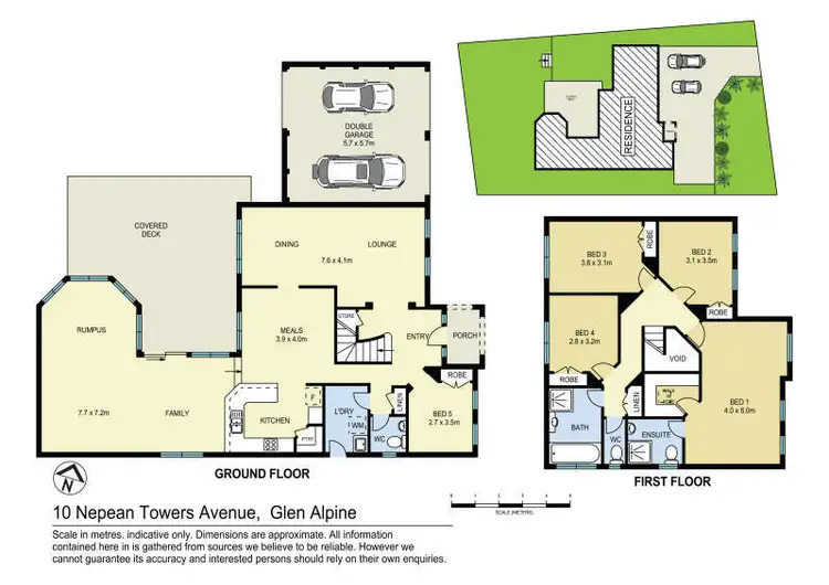 Floorplan of Homely house listing, 10 Nepean Towers Avenue, Glen Alpine NSW 2560