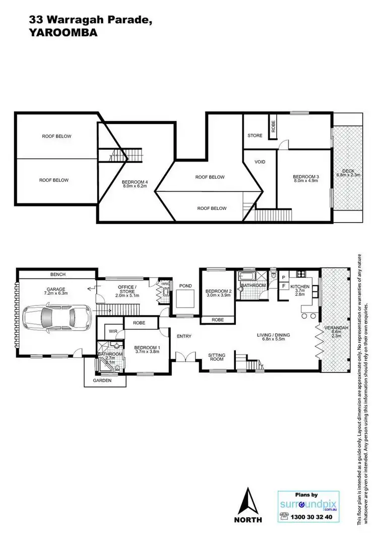 Floorplan of Homely house listing, 35 Warragah Parade, Yaroomba QLD 4573