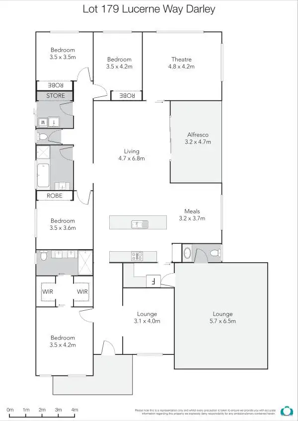 Floorplan of Homely house listing, Lot 179 Lucerne Way, Bacchus Marsh VIC 3340