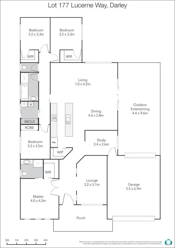 Floorplan of Homely house listing, Lot 177 Lucerne Way, Bacchus Marsh VIC 3340