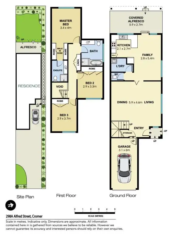 Floorplan of Homely house listing, 298A Alfred Street, Cromer NSW 2099