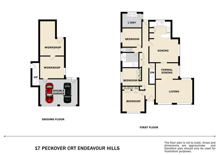 Floorplan of Homely house listing, 17 Peckover Court, Endeavour Hills VIC 3802