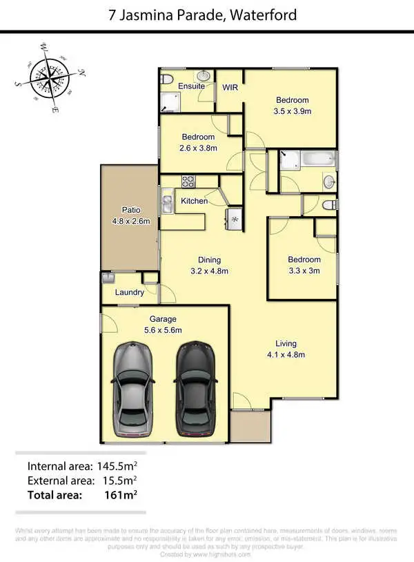 Floorplan of Homely house listing, 7 Jasmina Parade, Waterford QLD 4133