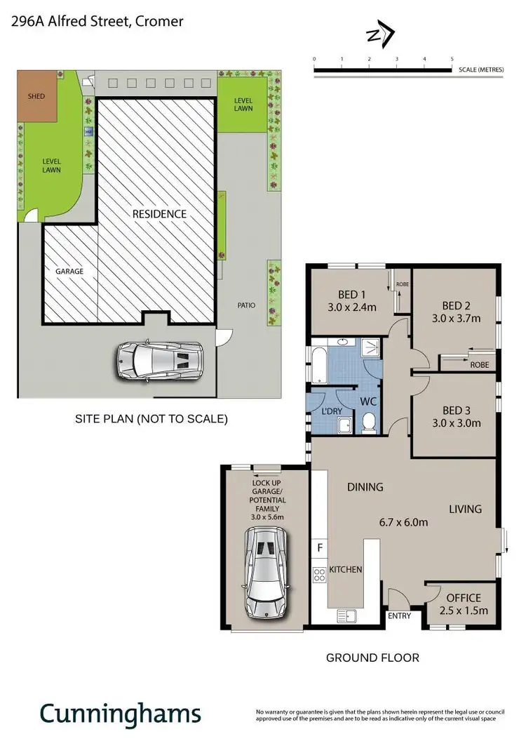 Floorplan of Homely house listing, 296A Alfred Street, Cromer NSW 2099