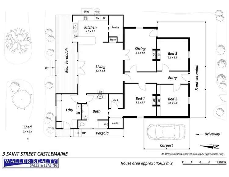 Floorplan of Homely house listing, 3 Saint Street, Castlemaine VIC 3450