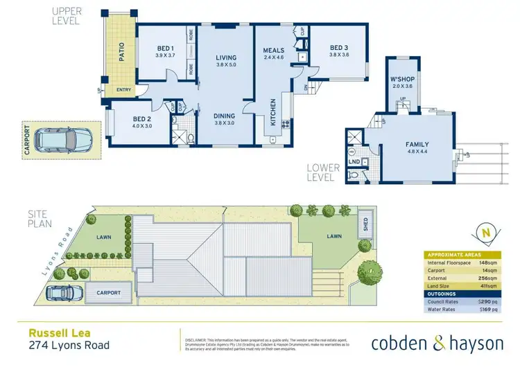 Floorplan of Homely house listing, 274 Lyons Road, Russell Lea NSW 2046